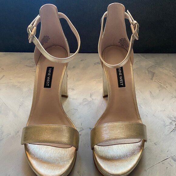 Nine West Ankle Strap Platform Heels - Picture 3 of 7